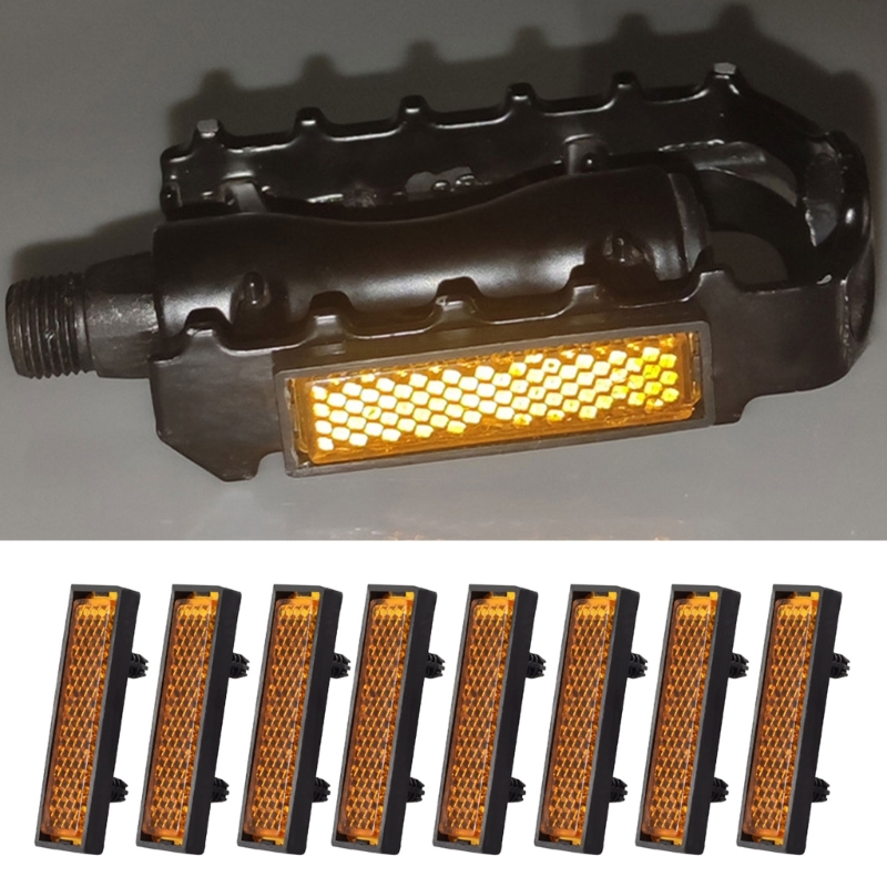 Spoke Reflector Set - 자전거 페달 반사판 강화 반사판, 페달
