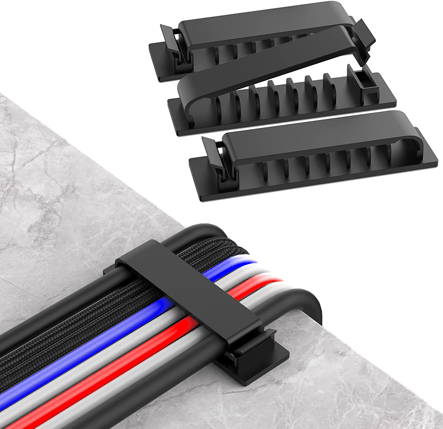 Cable Lock Flexible - 케이블 정리기 코드 관리 와이어 홀더