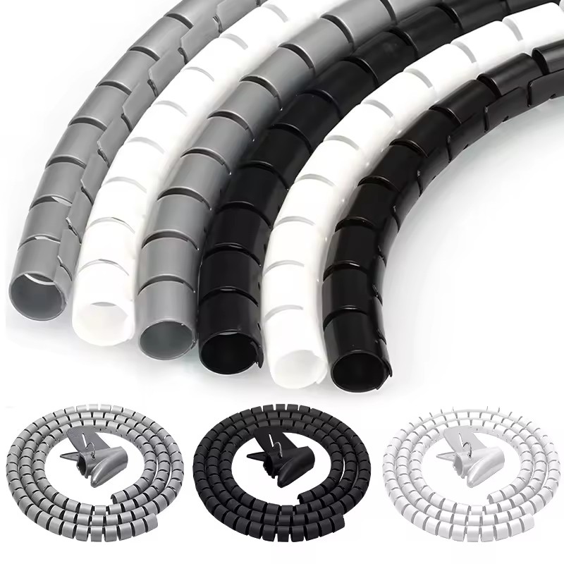 2m 유연한 나선형 케이블 와이어 보호기 케이블 주최자 - Cable Lock Flexible 리뷰 및 가격