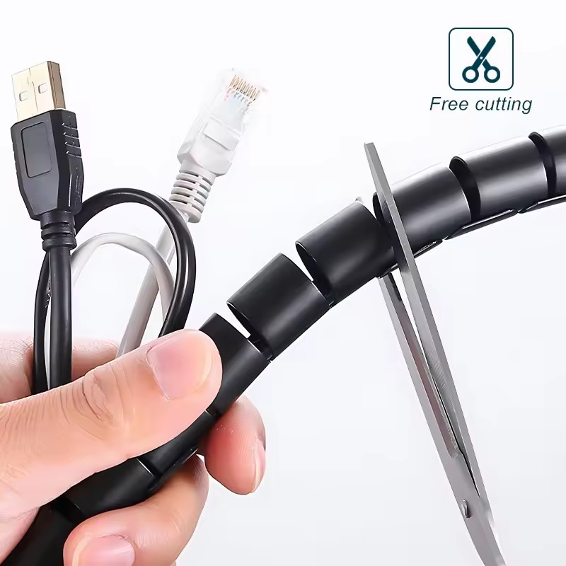 2m 유연한 나선형 케이블 와이어 보호기 케이블 주최자 - Cable Lock Flexible 리뷰 및 가격