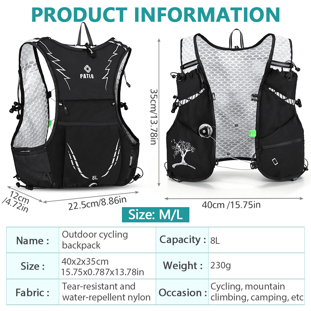 NEWBOLER 8L 야외 트레일 러닝 백팩 초경량 여 - Cycling Commute Backpack 리뷰 및 가격