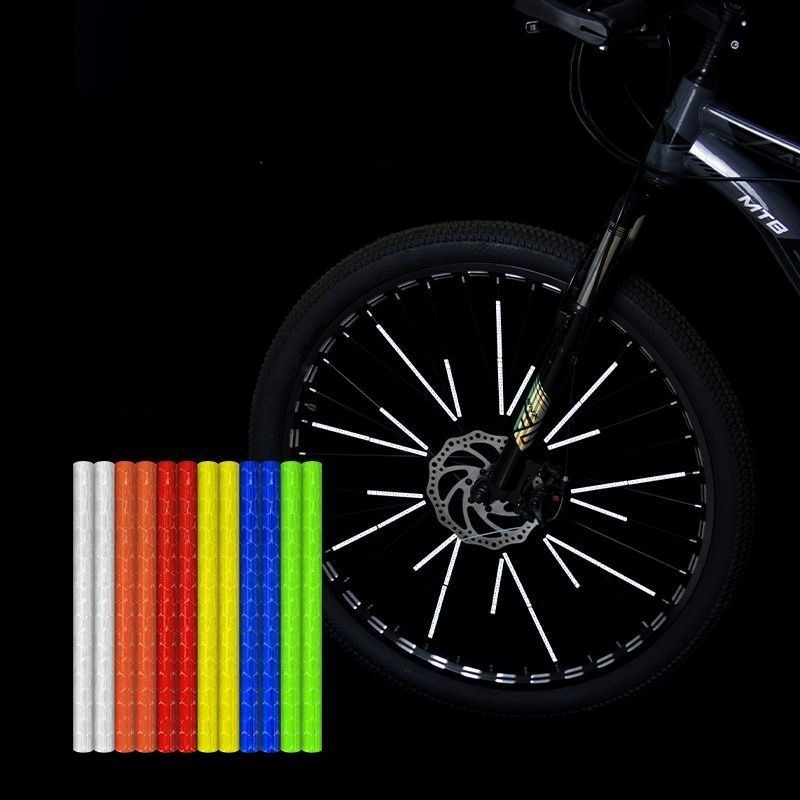 12개/세트 자전거 스포크 반사경 클립온 휠 스포크 반 - Spoke Reflector Set 리뷰 및 가격