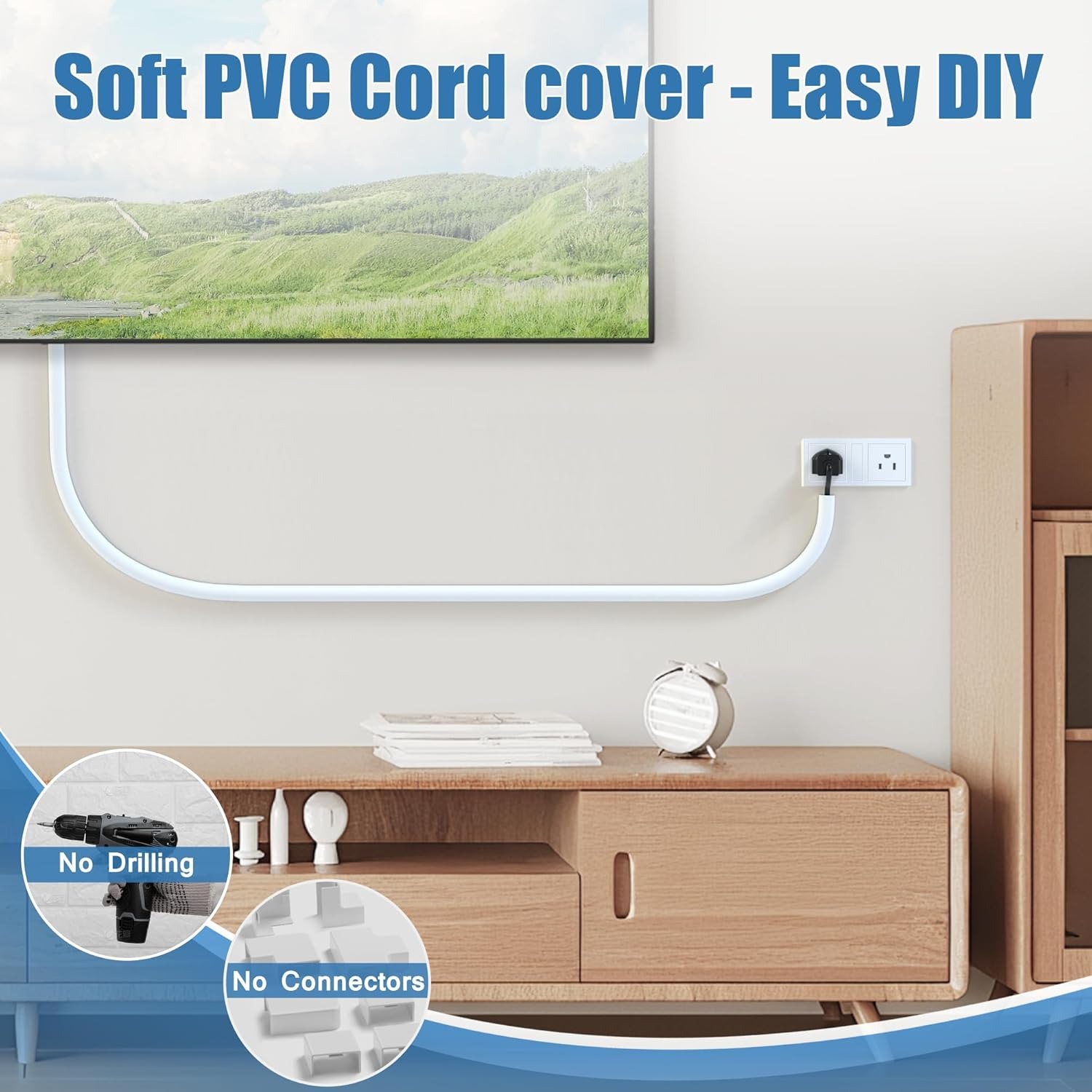 1PC 1/3/5m 유연한 바닥 케이블 커버 고무 코드 - Cable Lock Flexible 리뷰 및 가격