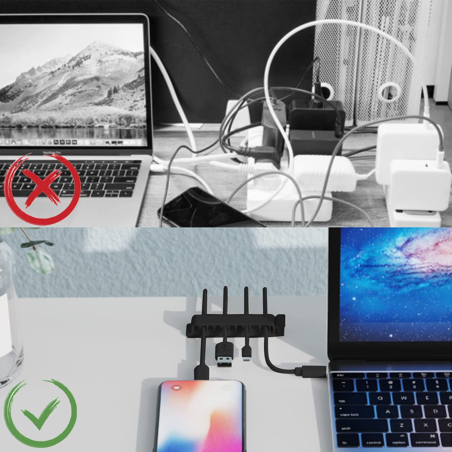 케이블 정리기 코드 관리 와이어 홀더 유연한 USB 케 - Cable Lock Flexible 리뷰 및 가격